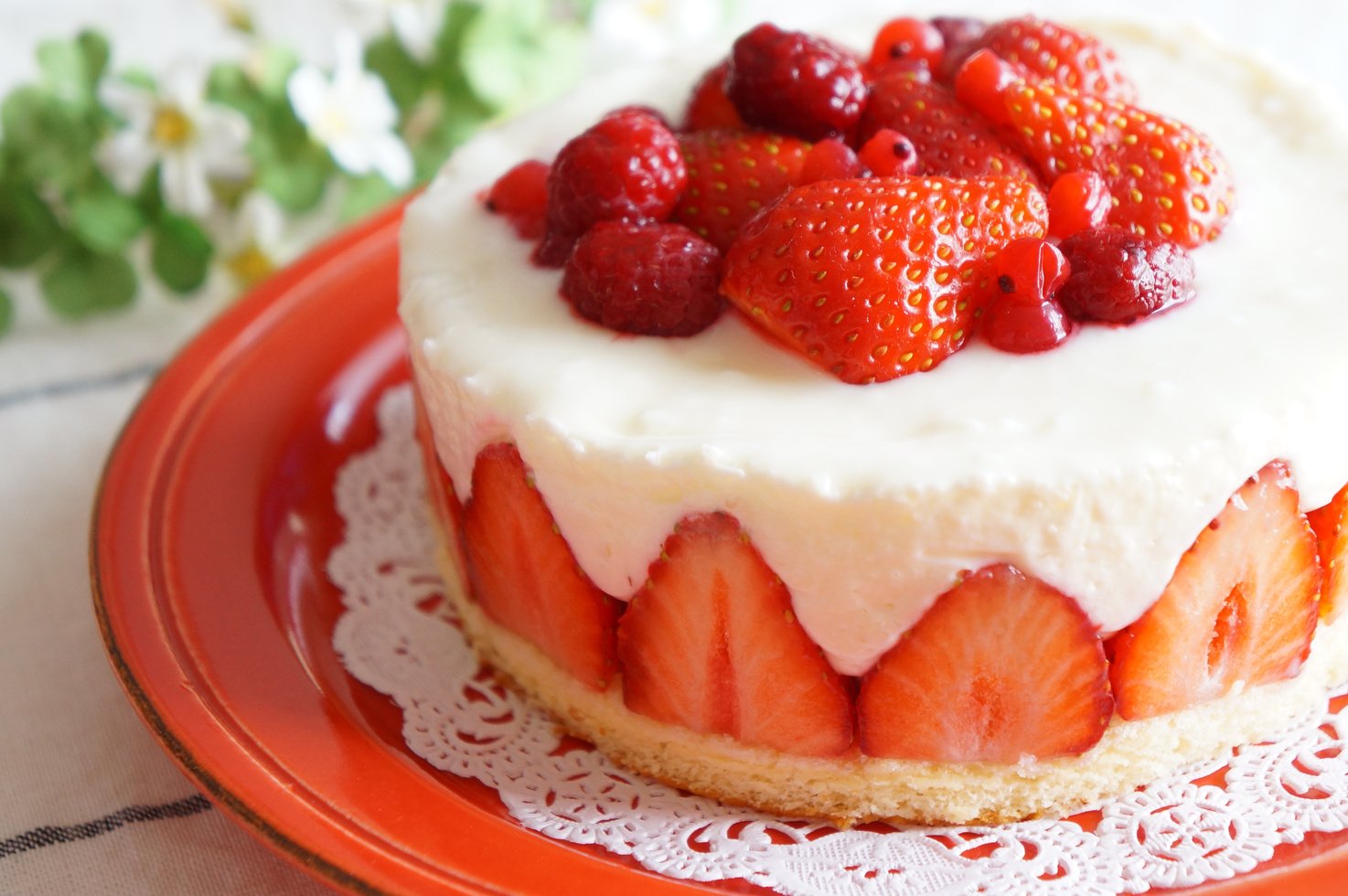 Strawberry cake