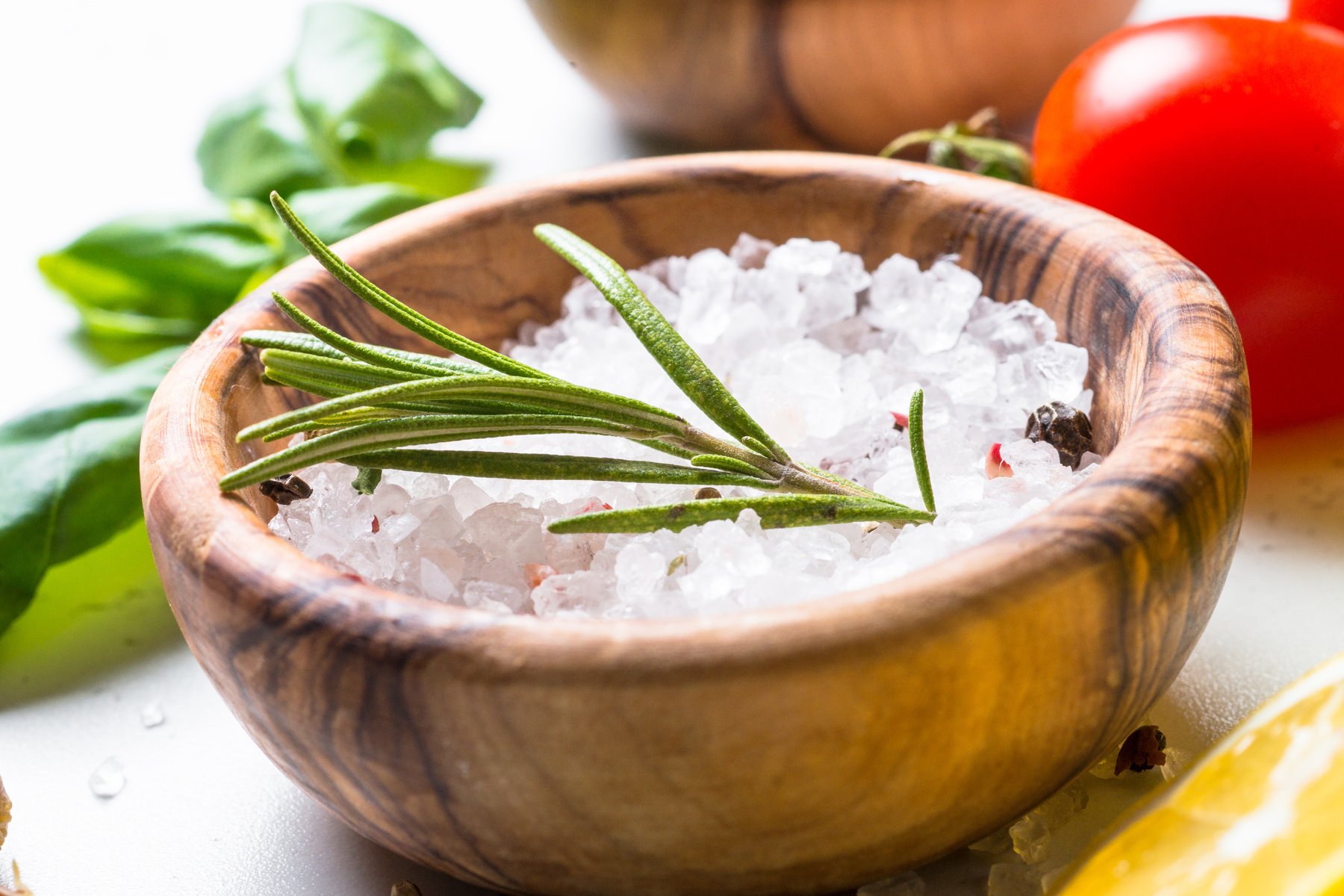 Sea Salt, Rosemary, Basil, Olive Oil, Tomatoes.